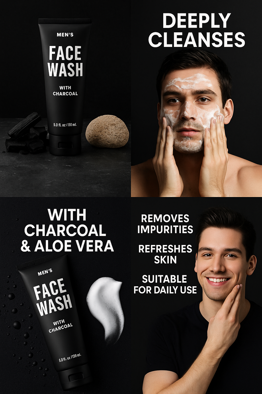 Amazon Enhanced Brand Content for Facial Cleanser - Ingredient Highlights
